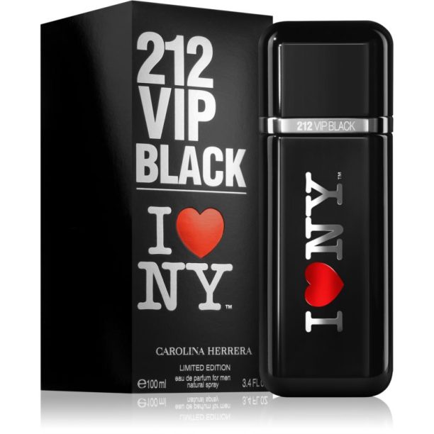 Carolina Herrera 212 VIP Black I love New York парфюмна вода за мъже 100 мл. купи на топ цена