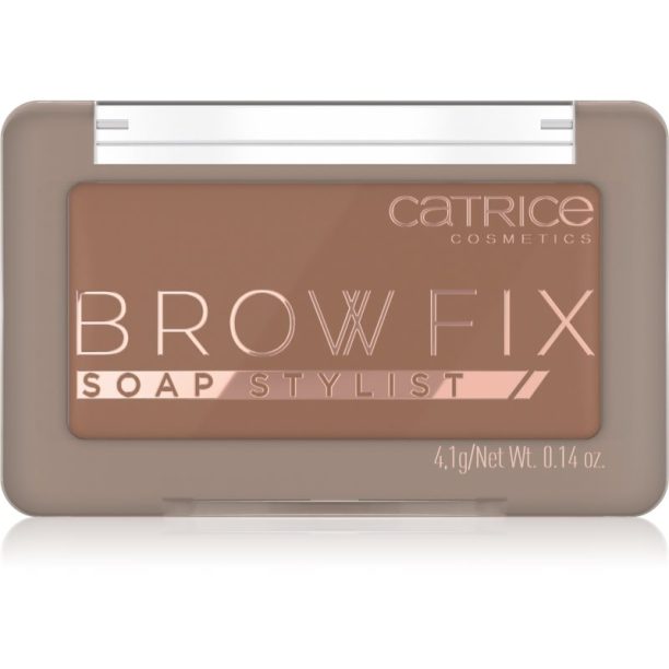 Catrice Bang Boom Brow Soap Stylist твърд сапун за вежди цвят 040 Medium Brown 4