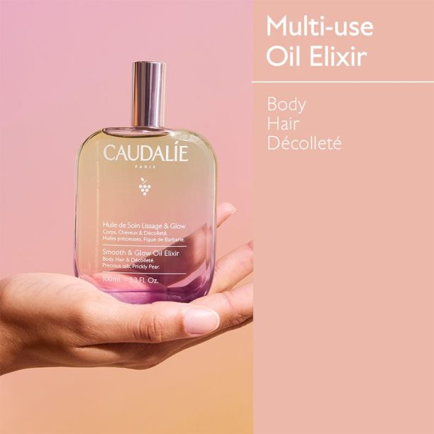 Caudalie Smooth & Glow Oil Elixir мултифункционално олио за тяло и коса 100 мл. купи на топ цена