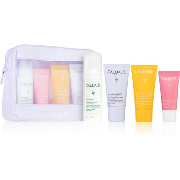 Caudalie Summer Set комплект за пътуване за тяло и лице 4 бр.