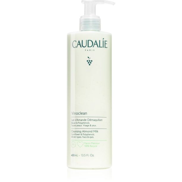 Caudalie Vinoclean мляко за почистване на грим за лице и очи 400 мл.