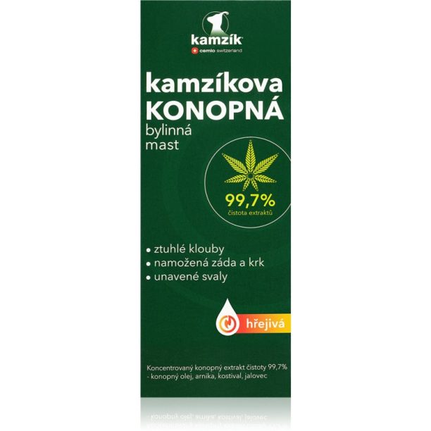 Cemio Kamzík hemp ointment мехлем със загряващ ефект 200 мл.