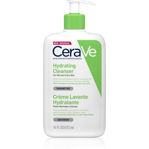 CeraVe Cleansers почистваща емулсия с хидратиращ ефект 473 мл. на ниска цена