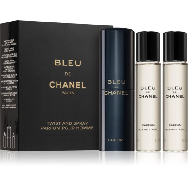 Chanel Bleu de Chanel парфюм + резервен пълнител за мъже 3x20 мл.