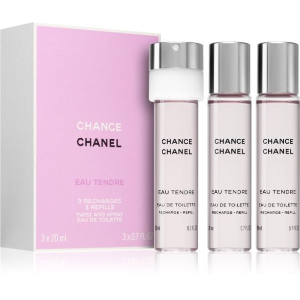 Chanel Chance Eau Tendre тоалетна вода за жени 3x20 мл.