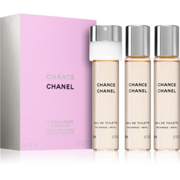 Chanel Chance тоалетна вода за жени 3 x 20 мл.