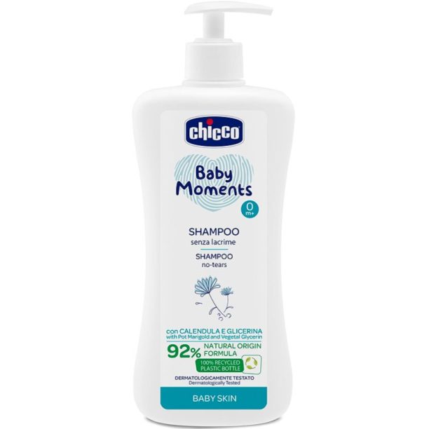 Chicco Baby Moments детски шампоан За коса 500 мл.