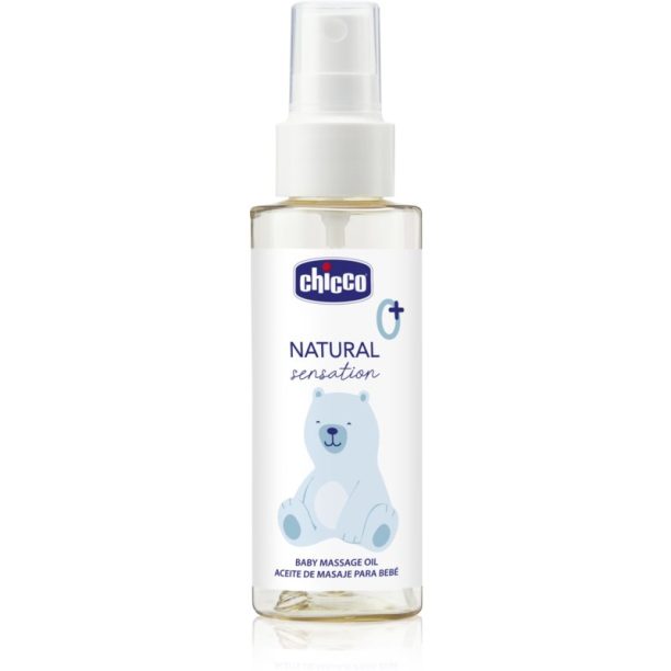 Chicco Natural Sensation Baby масажно олио за деца от раждането им 0+ 100 мл.