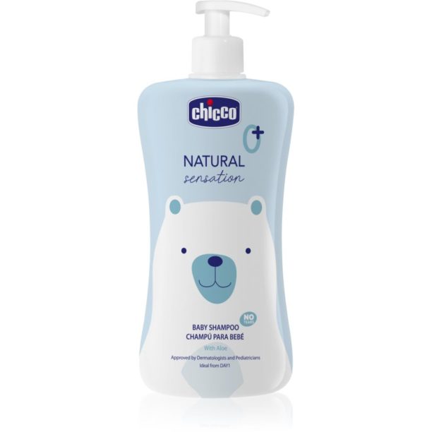 Chicco Natural Sensation Baby нежен шампоан за деца от раждането им 0+ 500 мл.