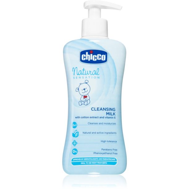 Chicco Natural Sensation Cleansing Milk почистващо мляко за деца 300 мл.