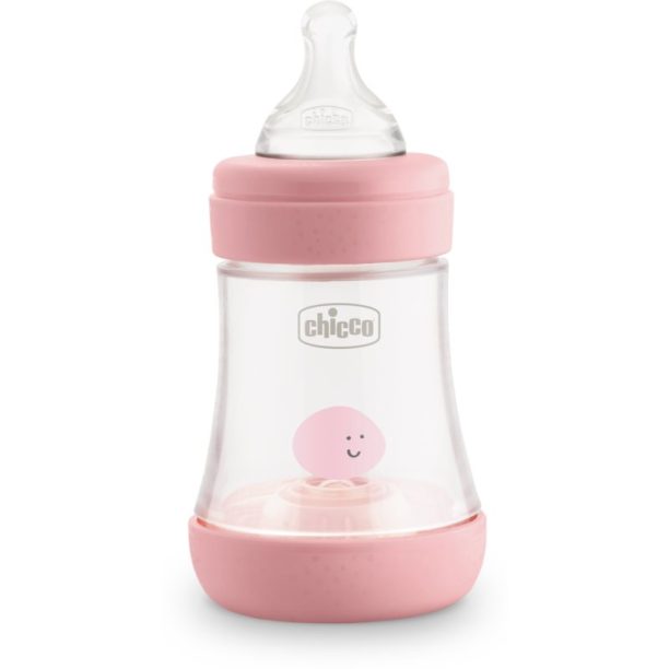 Chicco Perfect 5 Girl бебешко шише 0m+ 150 мл.