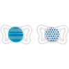 Chicco Physio Light 6-16m биберон Boy-Strips/Stars 2 бр.