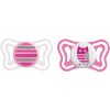 Chicco Physio Light 6-16m биберон Girl-Strips/Owl 2 бр.