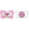 Chicco Physio Light Girl Night биберон Night 6-16 m 2 бр.