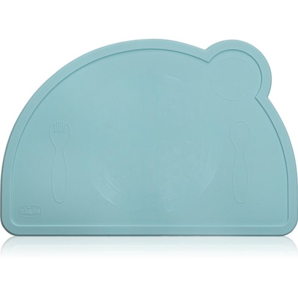 Chicco Placemat силиконови подложки за хранене Blue-green 18m+ 1 бр.