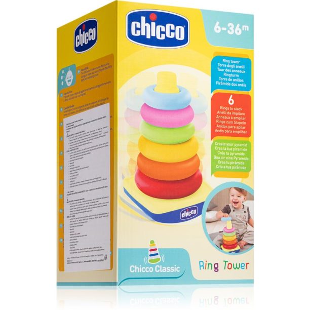 Chicco Ring Tower пръстени за подреждане 6m+ 1 бр.