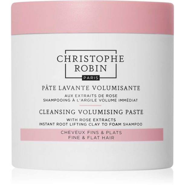 Christophe Robin Cleansing Volumizing Paste with Rose Extract ексфолиращ шампоан за обем 250 мл. на ниска цена