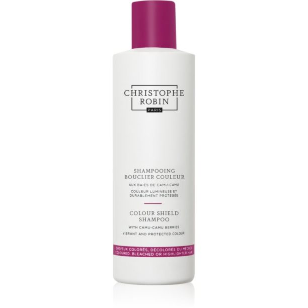 Christophe Robin Color Shield Shampoo with Camu-Camu Berries подхранващ шампоан  за боядисана коса и коса с кичури 250 мл. на ниска цена