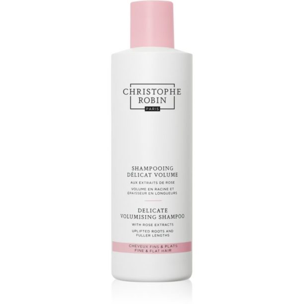 Christophe Robin Delicate Volumizing Shampoo with Rose Extracts шампоан за обем за тънка коса без обем 250 мл. на ниска цена