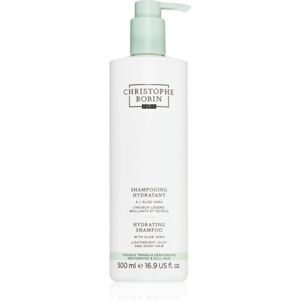 Christophe Robin Hydrating Shampoo with Aloe Vera хидратиращ шампоан с алое вера 500 мл.