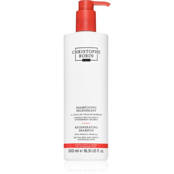 Christophe Robin Regenerating Shampoo with Prickly Pear Oil регенериращ шампоан 500 мл.