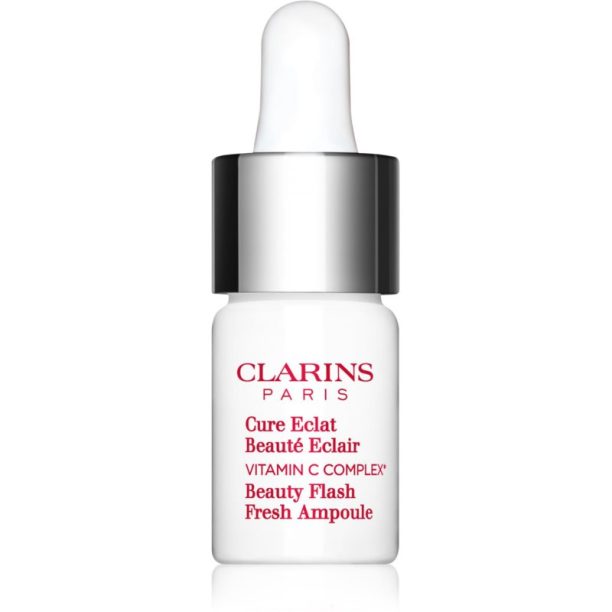 Clarins Beauty Flash Fresh Ampoule озаряващ серум с витамин С 8 мл. на ниска цена