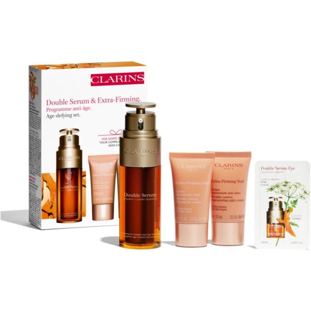 Clarins Double Serum & Extra Firming Set подаръчен комплект (против бръчки)