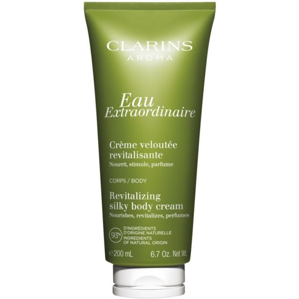 Clarins Eau Extraordinaire  Revitalizing Silky Body Cream подхранващ крем за тяло за комбинирана към мазна кожа 200 мл.