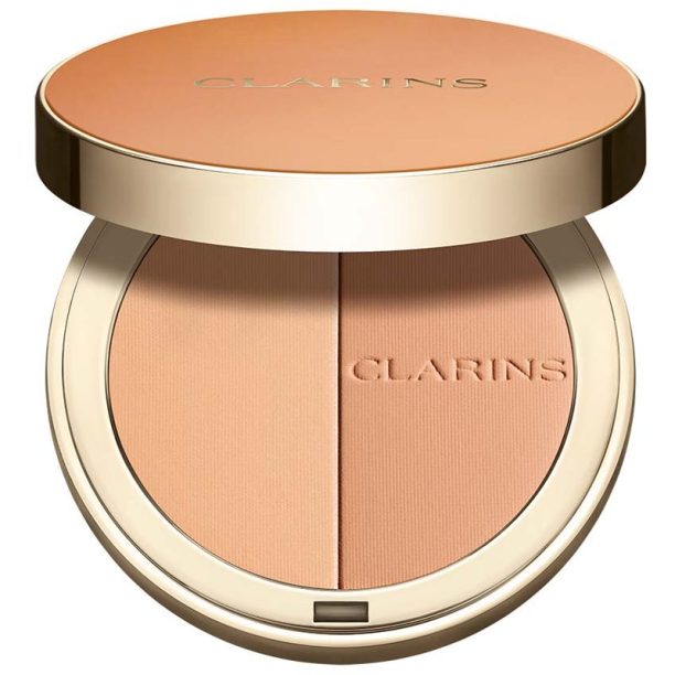 Clarins Ever Bronze Compact Powder уеднаквяваща тена компактна пудра цвят 01 10 гр. на ниска цена