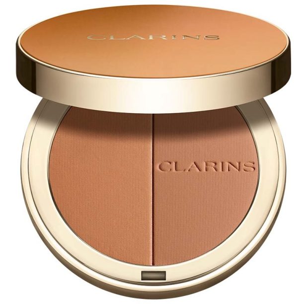 Clarins Ever Bronze Compact Powder уеднаквяваща тена компактна пудра цвят 03 10 гр. на ниска цена