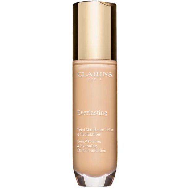 Clarins Everlasting Foundation дълготраен фон дьо тен с матиращ ефект цвят 100