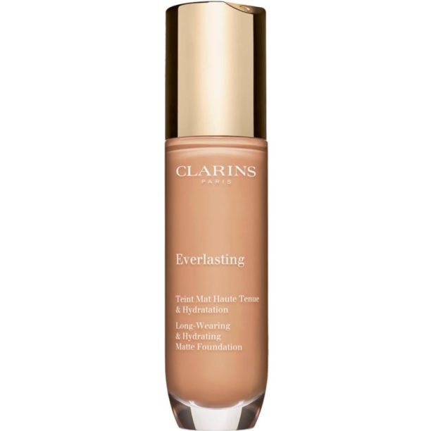 Clarins Everlasting Foundation дълготраен фон дьо тен с матиращ ефект цвят 109C - Wheat 30 мл.