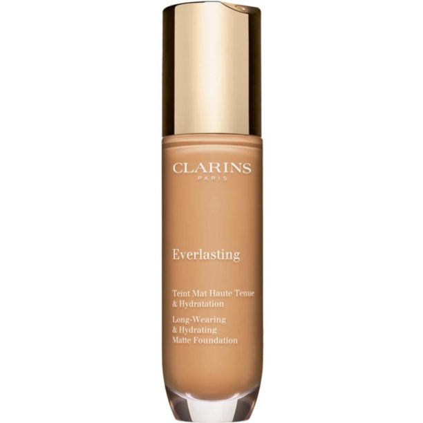 Clarins Everlasting Foundation дълготраен фон дьо тен с матиращ ефект цвят 111N - Auburn 30 мл.