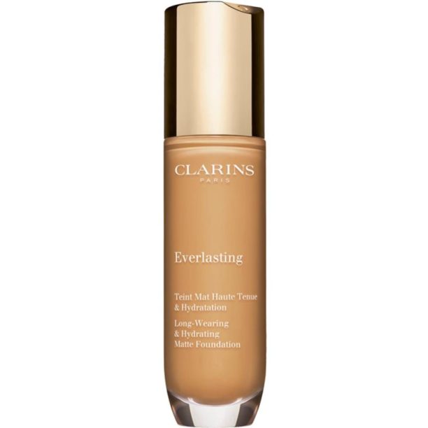 Clarins Everlasting Foundation дълготраен фон дьо тен с матиращ ефект цвят 112.7W - Macchiato 30 мл.