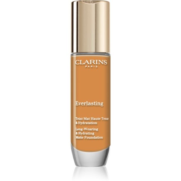 Clarins Everlasting Foundation дълготраен фон дьо тен с матиращ ефект цвят 116.5W 30 мл.