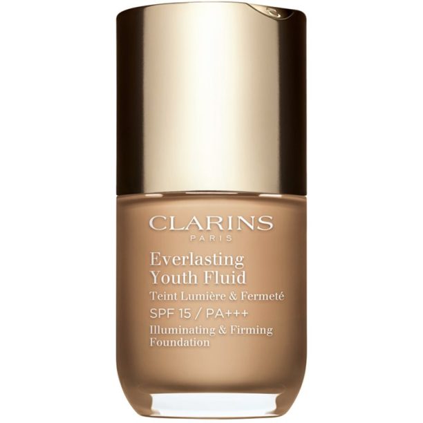 Clarins Everlasting Youth Fluid озаряващ фон дьо тен SPF 15 цвят 111 Toffe 30 мл. на ниска цена