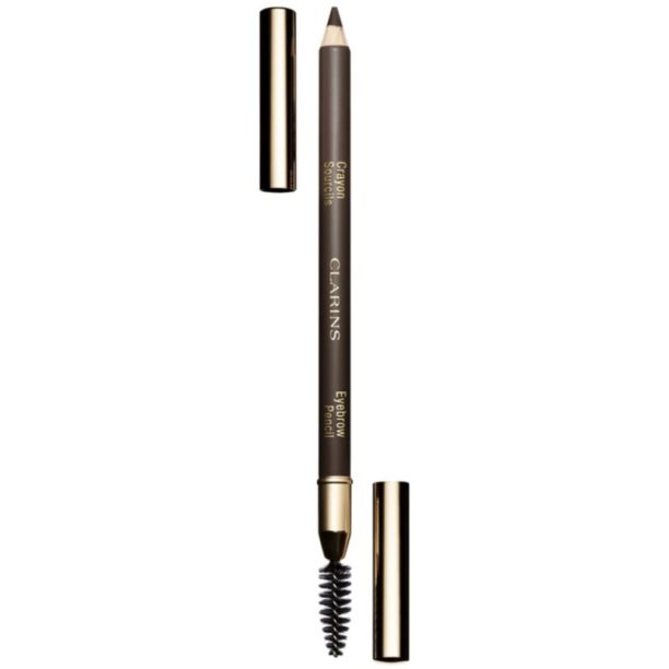 Clarins Eyebrow Pencil дълготраен молив за вежди цвят 02 Light Brown 1.1 гр.