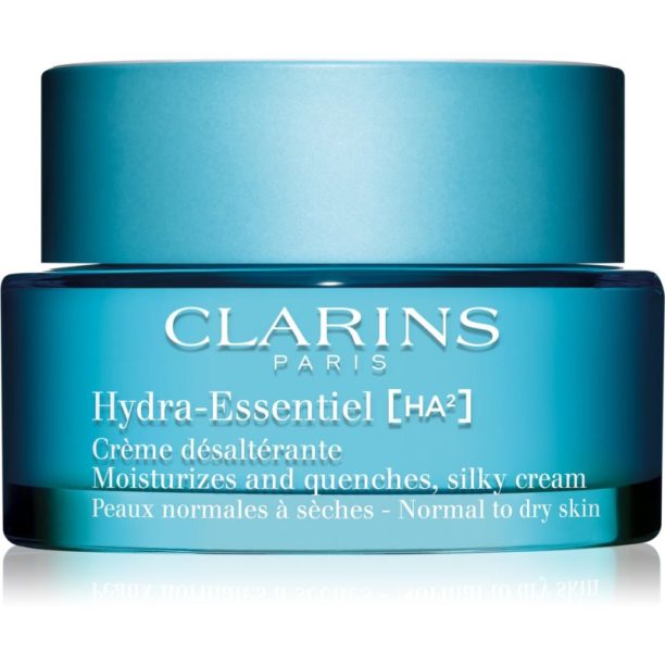 Clarins Hydra-Essentiel [HA²] Silky Cream хидратиращ и стягащ дневен крем с хиалуронова киселина 50 мл.