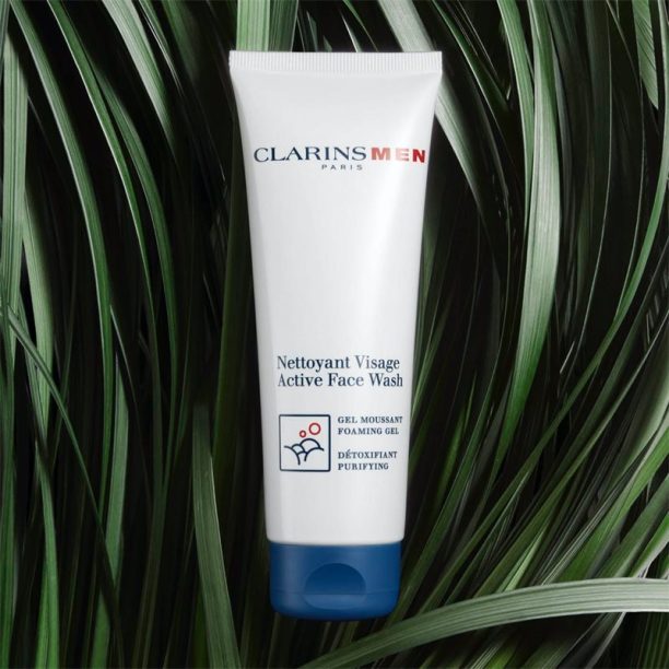 Clarins Men Active Face Wash пенлив почистващ гел за мъже 125 мл. купи на топ цена