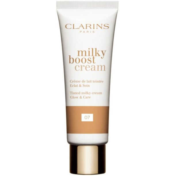 Clarins Milky Boost Cream oсвежаващ BB крем цвят 07 Milky Coffee 45 мл.