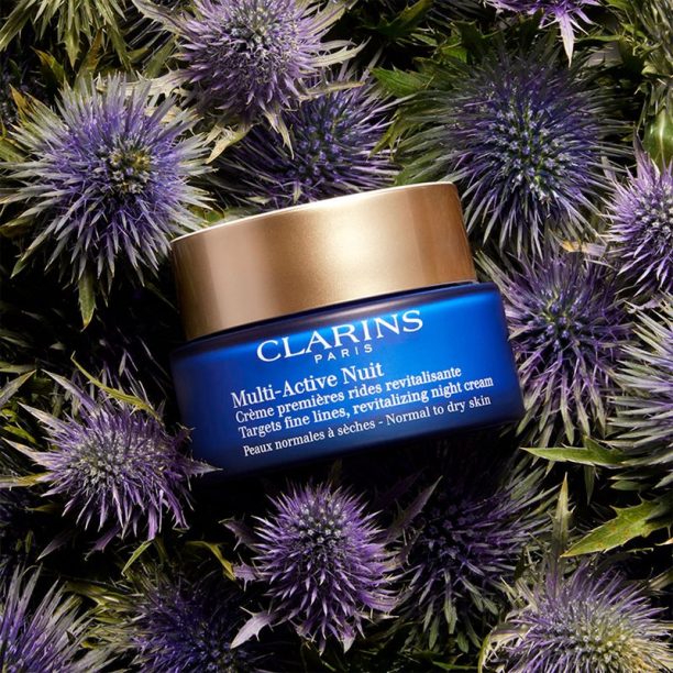 Clarins Multi-Active Nuit Revitalizing Night Cream нощен ревитализищ крем за фини бръчки за нормална и суха кожа 50 мл. купи на топ цена