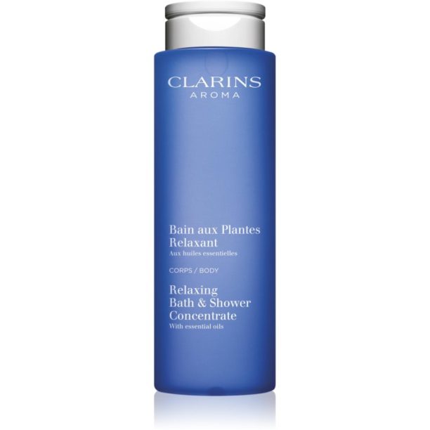 Clarins Relax Bath & Shower Concentrate Гел за душ и вана с есенциални масла 200 мл. на ниска цена