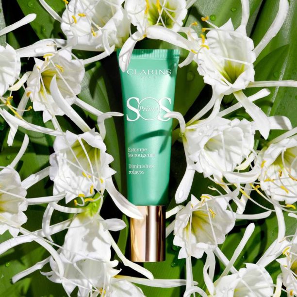 Clarins SOS Primer Boosts Radiance основа под фон дьо тен цвят 04 Green 30 мл. купи на топ цена