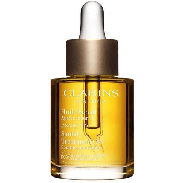 Clarins Santal Treatment Oil успокояващо масло за суха кожа 30 мл.