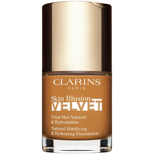 Clarins Skin Illusion Velvet течен фон дьо тен с матов завършек с подхранващ ефект цвят 117N 30 мл. на ниска цена