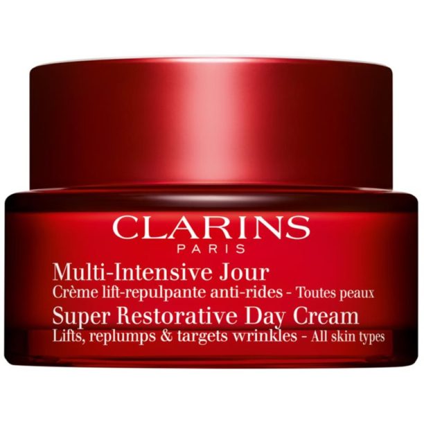 Clarins Super Restorative Day Cream дневен крем за всички типове кожа на лицето 50 мл. на ниска цена