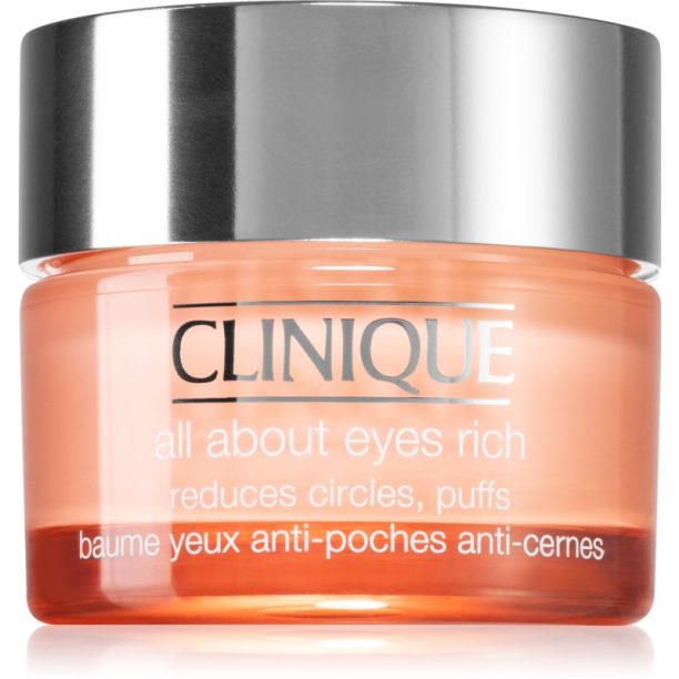 Clinique All About Eyes™ Rich хидратиращ крем за очи против отоци и тъмни кръгове 30 мл. на ниска цена