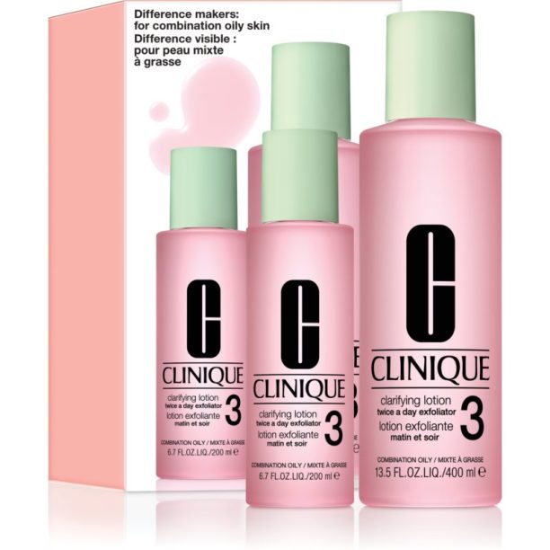 Clinique Difference Makers For Combination Oily Skin подаръчен комплект (за лице) на ниска цена