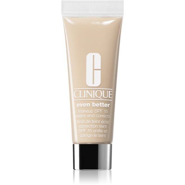 Clinique Even Better™ Makeup SPF 15 Evens and Corrects Mini коригиращ фон дьо тен SPF 15 цвят WN 01 Flax 10 мл.