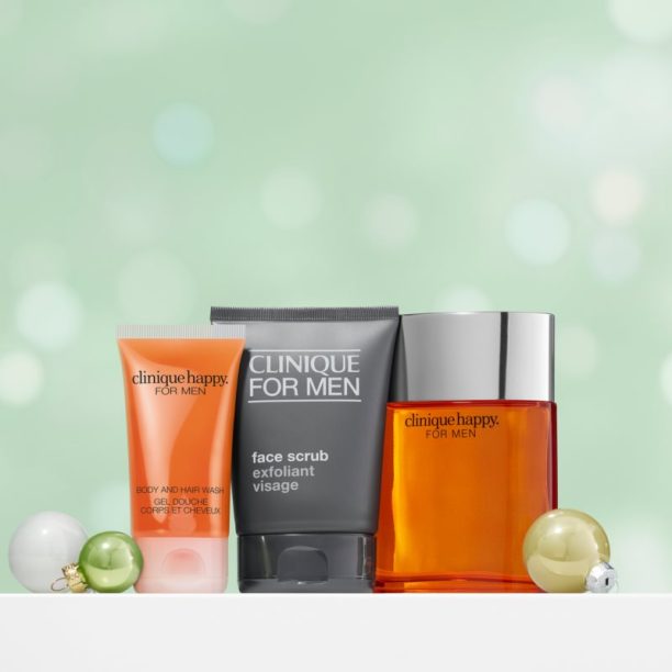 Clinique Fragrance Happy For Men Set подаръчен комплект за мъже на ниска цена